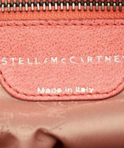 Flash Sale 🔔 Stella Mccartney Pink Vegan Leather Falabella Shoulder Bag For 👩 Women 😉 -Stella McCartney Shop luxury women stella mccartney used handbags p606363 004