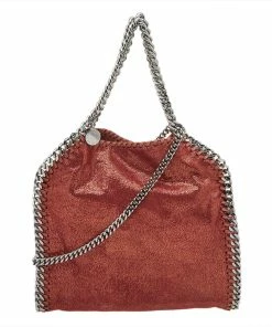 Wholesale 😀 Stella McCartney Copper Faux Leather Falabella Crossbody Bag For 👩 Women 👏 -Stella McCartney Shop luxury women stella mccartney used handbags p606880 002