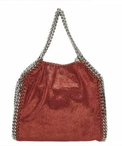 Wholesale 😀 Stella McCartney Copper Faux Leather Falabella Crossbody Bag For 👩 Women 👏 -Stella McCartney Shop luxury women stella mccartney used handbags p606880 005