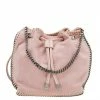 Outlet โค๏ธ Stella McCartney Pink Faux Suede Micro Falabella Drawstring Bucket Bag For ๐ฉ Women โค๏ธ 2 Outlet โค๏ธ Stella McCartney Pink Faux Suede Micro Falabella Drawstring Bucket Bag For ๐ฉ Women โค๏ธ -Stella McCartney Shop luxury women stella mccartney used handbags p608788 003