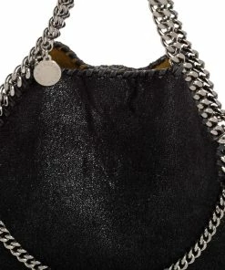 New 😉 Stella Mccartney Black Faux Suede Reversible Falabella Tote For 👩 Women 👏 -Stella McCartney Shop luxury women stella mccartney used handbags p610960 004