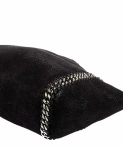 New 😉 Stella Mccartney Black Faux Suede Reversible Falabella Tote For 👩 Women 👏 -Stella McCartney Shop luxury women stella mccartney used handbags p610960 007