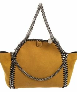 New 😉 Stella Mccartney Black Faux Suede Reversible Falabella Tote For 👩 Women 👏 -Stella McCartney Shop luxury women stella mccartney used handbags p610960 1647925558 015