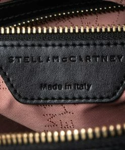 Best deal 🔔 Stella McCartney Black Faux Leather Falabella Duffel Bag For 👩 Women 🎁 -Stella McCartney Shop luxury women stella mccartney used handbags p615310 003