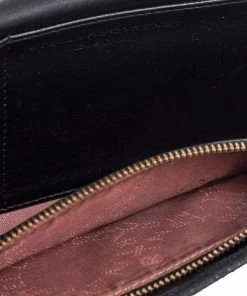 Best reviews of ⌛ Stella McCartney Black Faux Suede Falabella Flap Continental Wallet For 👩 Women ❤️ -Stella McCartney Shop luxury women stella mccartney used handbags p615359 013