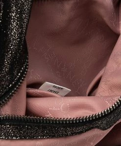 Coupon 👏 Stella McCartney Black/Silver Faux Suede Small Falabella Tote For 👩 Women 🛒 -Stella McCartney Shop luxury women stella mccartney used handbags p617641 011