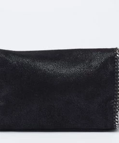 Discount 💯 Stella McCartney Black Faux Leather Mini Falabella Crossbody Bag For 👩 Women 🔥 -Stella McCartney Shop luxury women stella mccartney used handbags p621932 007