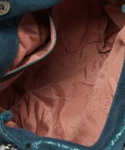 Flash Sale 😉 Stella McCartney Metallic Teal Faux Leather Tiny Falabella Shoulder Bag For 👩 Women ✨ -Stella McCartney Shop luxury women stella mccartney used handbags p623144 011