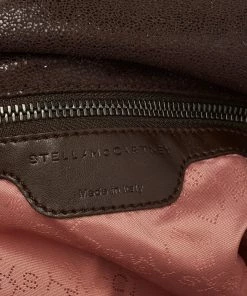 Wholesale 😀 Stella McCartney Dark Brown Faux Leather Falabella Bag For 👩 Women 😀 25 Wholesale 😀 Stella McCartney Dark Brown Faux Leather Falabella Bag For 👩 Women 😀 -Stella McCartney Shop luxury women stella mccartney used handbags p631033 004