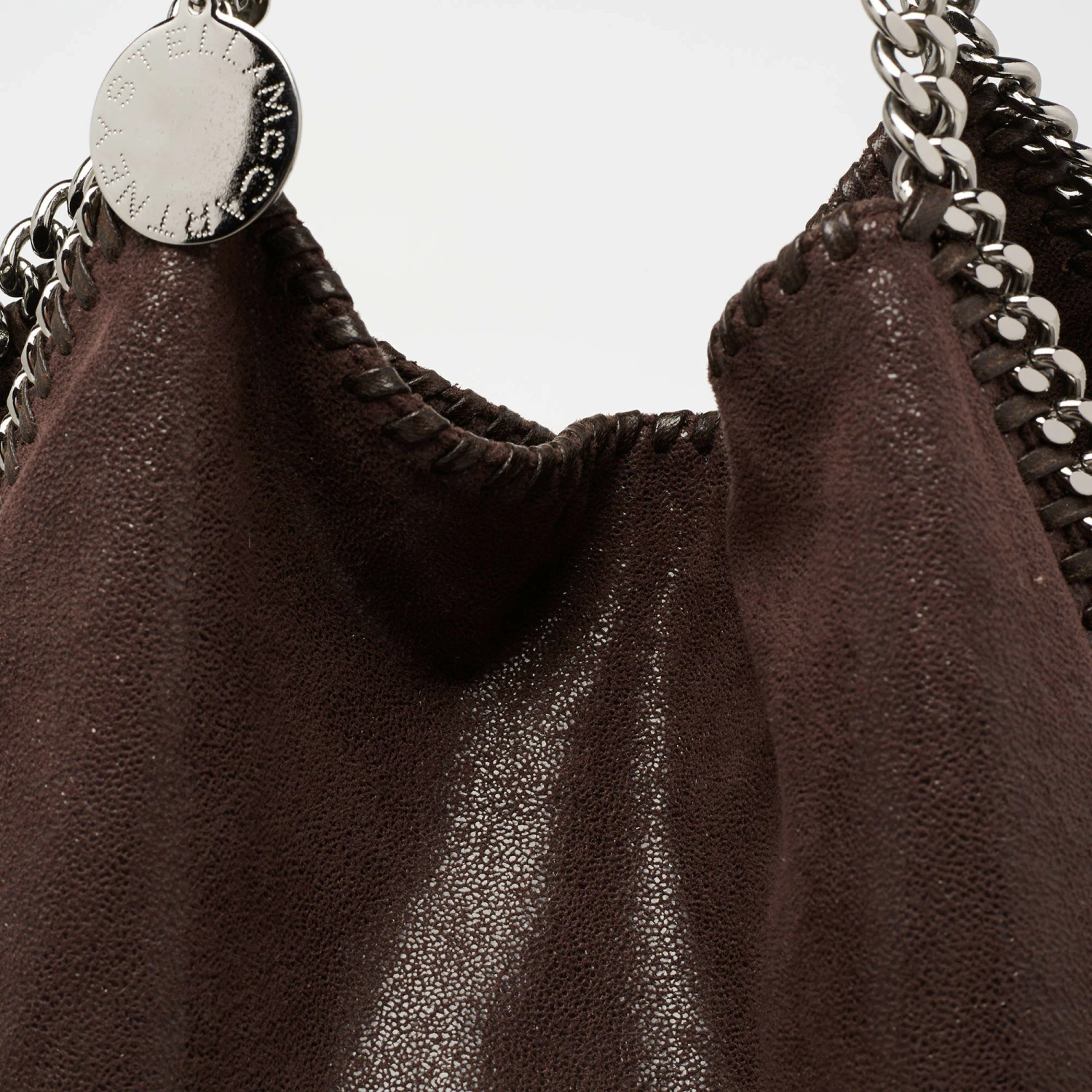 Wholesale 😀 Stella McCartney Dark Brown Faux Leather Falabella Bag For 👩 Women 😀 7 Wholesale 😀 Stella McCartney Dark Brown Faux Leather Falabella Bag For 👩 Women 😀 - Image 5