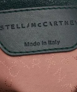 Coupon 🌟 Stella McCartney Green Faux Leather Falabella Crossbody Bag For 👩 Women 🛒 -Stella McCartney Shop luxury women stella mccartney used handbags p631551 002