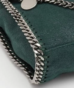 Coupon 🌟 Stella McCartney Green Faux Leather Falabella Crossbody Bag For 👩 Women 🛒 -Stella McCartney Shop luxury women stella mccartney used handbags p631551 010