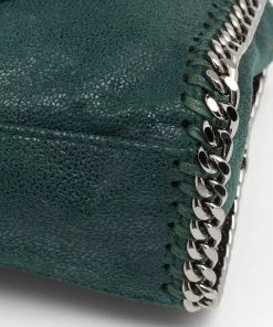 Coupon 🌟 Stella McCartney Green Faux Leather Falabella Crossbody Bag For 👩 Women 🛒 -Stella McCartney Shop luxury women stella mccartney used handbags p631551 011