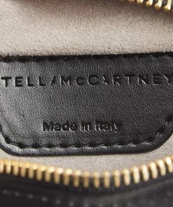 Cheap 🎁 Stella McCartney Black Satin Stella Star Camera Crossbody Bag For 👩 Women 👏 -Stella McCartney Shop luxury women stella mccartney used handbags p632070 005