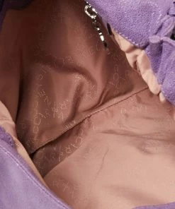 Cheap 🤩 Stella McCartney Purple Faux Suede Falabella Flap Shoulder Bag For 👩 Women 🤩 -Stella McCartney Shop luxury women stella mccartney used handbags p637895 006