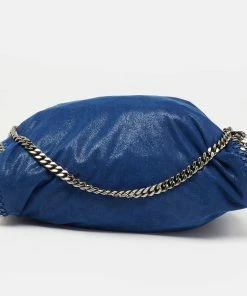 Best reviews of 🎉 Stella McCartney Blue Faux Suede Falabella Tote For 👩 Women 🔥 -Stella McCartney Shop luxury women stella mccartney used handbags p640588 007