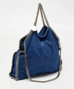 Best reviews of 🎉 Stella McCartney Blue Faux Suede Falabella Tote For 👩 Women 🔥 -Stella McCartney Shop luxury women stella mccartney used handbags p640588 008