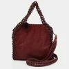 Deals ✨ Stella McCartney Red Faux Leather Shaggy Deer Mini 🍬 Candy Falabella Tote For 👩 Women ✨ -Stella McCartney Shop luxury women stella mccartney used handbags p641982 004