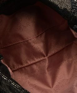 Coupon ❤️ Stella McCartney Metallic Black Faux Leather Mini Falabella Crossbody Bag For 👩 Women 😀 -Stella McCartney Shop luxury women stella mccartney used handbags p645465 003