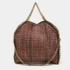 Cheapest 🤩 Stella McCartney Multicolor Woven Tweed Small Falabella Tote For 👩 Women 🔔 -Stella McCartney Shop luxury women stella mccartney used handbags p648504 012