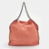Best deal 🔥 Stella McCartney Coral Orange Faux Suede Large Falabella Tote For 👩 Women 👏 -Stella McCartney Shop luxury women stella mccartney used handbags p657777 005
