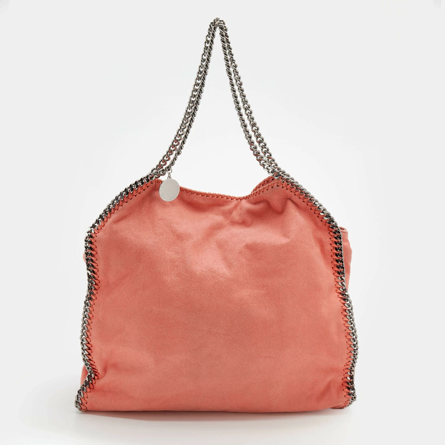 Best deal ๐ฅ Stella McCartney Coral Orange Faux Suede Large Falabella Tote For ๐ฉ Women ๐ 3 Best deal ๐ฅ Stella McCartney Coral Orange Faux Suede Large Falabella Tote For ๐ฉ Women ๐