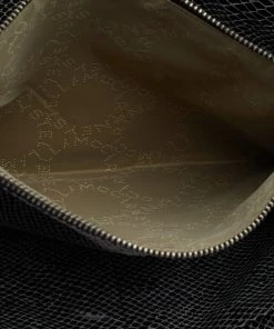 Deals 😉 Stella McCartney Grey Python Embossed Falabella Clutch For 👩 Women 😍 -Stella McCartney Shop luxury women stella mccartney used handbags p658171 010