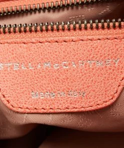 Best deal ⌛ Stella McCartney Carrot Orange Faux Suede Small Falabella Tote For 👩 Women 🎉 -Stella McCartney Shop luxury women stella mccartney used handbags p666231 006