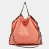 Best deal ⌛ Stella McCartney Carrot Orange Faux Suede Small Falabella Tote For 👩 Women 🎉
