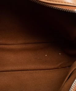 Discount 😀 Stella McCartney Brown Faux Leather Perforated Logo Mini Camera Bag For 👩 Women 💯 -Stella McCartney Shop luxury women stella mccartney used handbags p668875 001