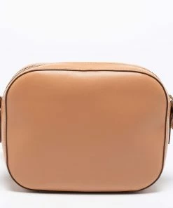 Discount 😀 Stella McCartney Brown Faux Leather Perforated Logo Mini Camera Bag For 👩 Women 💯 -Stella McCartney Shop luxury women stella mccartney used handbags p668875 007