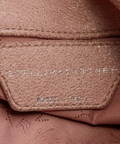 Best Pirce 🧨 Stella McCartney Pale Pink Faux Leather Falabella Flap Shoulder Bag For 👩 Women 🛒 -Stella McCartney Shop luxury women stella mccartney used handbags p669835 003