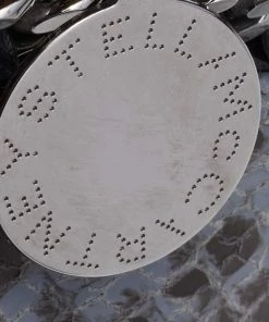 Deals 😍 Stella McCartney Grey/Black Faux Python Embossed Leather Falabella Flap Shoulder Bag For 👩 Women 🎉 -Stella McCartney Shop luxury women stella mccartney used handbags p670741 1657163788 005