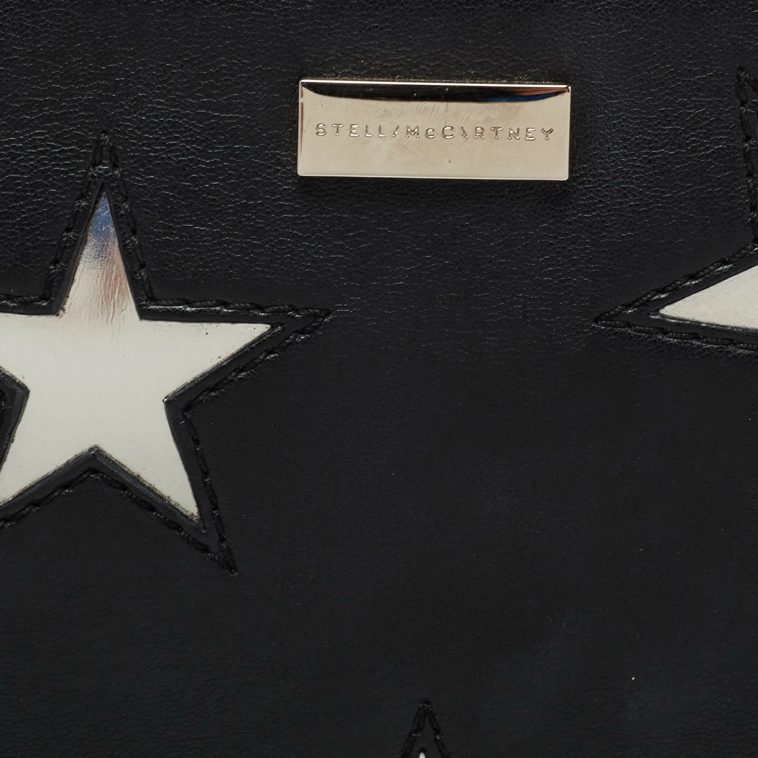 Budget ๐ Stella McCartney Black/Silver Faux Leather Cavendish Stars Clutch For ๐ฉ Women โค๏ธ 7 Budget ๐ Stella McCartney Black/Silver Faux Leather Cavendish Stars Clutch For ๐ฉ Women โค๏ธ - Image 5