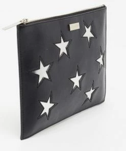 Budget ๐ Stella McCartney Black/Silver Faux Leather Cavendish Stars Clutch For ๐ฉ Women โค๏ธ 15 Budget ๐ Stella McCartney Black/Silver Faux Leather Cavendish Stars Clutch For ๐ฉ Women โค๏ธ -Stella McCartney Shop luxury women stella mccartney used handbags p673271 011