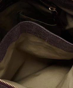 Best Sale 🎁 Stella McCartney Purple Faux Suede And Patent Leather Tote For 👩 Women 🌟 -Stella McCartney Shop luxury women stella mccartney used handbags p673422 009