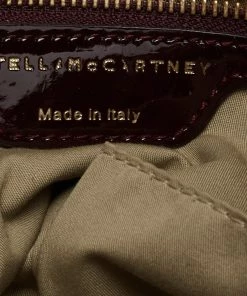 Best Sale 🎁 Stella McCartney Purple Faux Suede And Patent Leather Tote For 👩 Women 🌟 -Stella McCartney Shop luxury women stella mccartney used handbags p673422 010