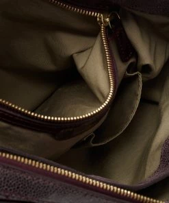 Best Sale 🎁 Stella McCartney Purple Faux Suede And Patent Leather Tote For 👩 Women 🌟 -Stella McCartney Shop luxury women stella mccartney used handbags p673422 011