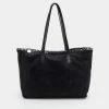 Promo 😍 Stella McCartney Black Faux Leather Falabella East West Shopper Tote For 👩 Women 😍