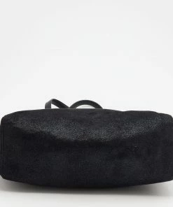 Promo 😍 Stella McCartney Black Faux Leather Falabella East West Shopper Tote For 👩 Women 😍 -Stella McCartney Shop luxury women stella mccartney used handbags p677057 011