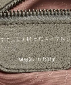 Cheapest 🤩 Stella McCartney Grey Faux Suede Small Falabella Tote For 👩 Women 😀 -Stella McCartney Shop luxury women stella mccartney used handbags p679510 003