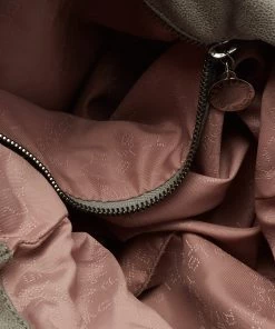 Cheapest 🤩 Stella McCartney Grey Faux Suede Small Falabella Tote For 👩 Women 😀 -Stella McCartney Shop luxury women stella mccartney used handbags p679510 004