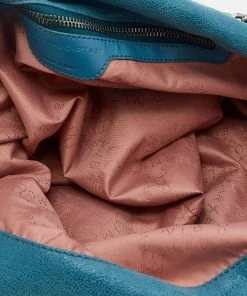 Best Pirce 🌟 Stella McCartney Blue Faux Leather Small Falabella Chain Tote For 👩 Women 🛒 -Stella McCartney Shop luxury women stella mccartney used handbags p680812 009