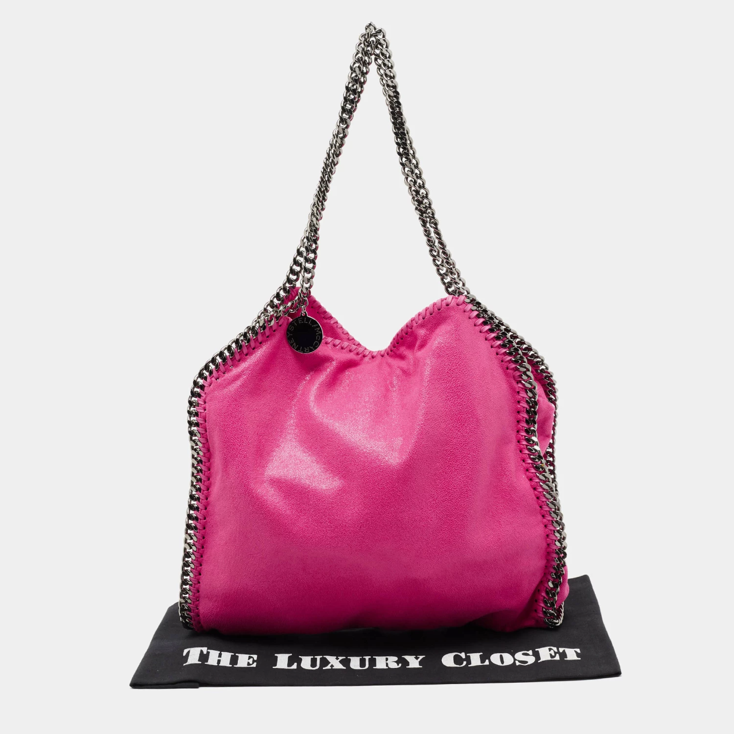 Best Sale ❤️ Stella McCartney Pink Faux Leather Small Falabella Tote For 👩 Women ✨ 13 Best Sale ❤️ Stella McCartney Pink Faux Leather Small Falabella Tote For 👩 Women ✨ - Image 11