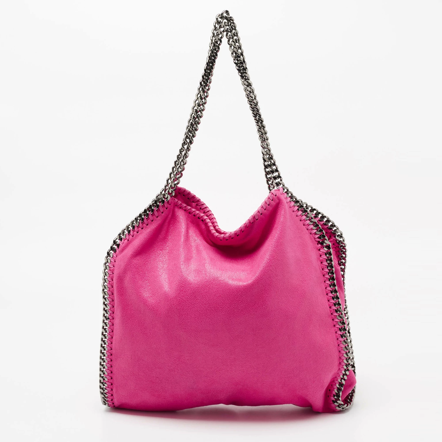Best Sale ❤️ Stella McCartney Pink Faux Leather Small Falabella Tote For 👩 Women ✨ 6 Best Sale ❤️ Stella McCartney Pink Faux Leather Small Falabella Tote For 👩 Women ✨ - Image 4