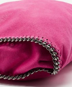 Best Sale ❤️ Stella McCartney Pink Faux Leather Small Falabella Tote For 👩 Women ✨ 26 Best Sale ❤️ Stella McCartney Pink Faux Leather Small Falabella Tote For 👩 Women ✨ -Stella McCartney Shop luxury women stella mccartney used handbags p680843 012