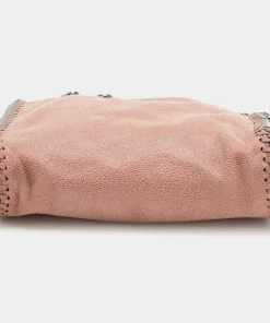Deals ✨ Stella McCartney Dusty Pink Faux Leather Tiny Falabella Tote For 👩 Women 😉 -Stella McCartney Shop luxury women stella mccartney used handbags p681953 002