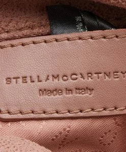 Deals ✨ Stella McCartney Dusty Pink Faux Leather Tiny Falabella Tote For 👩 Women 😉 -Stella McCartney Shop luxury women stella mccartney used handbags p681953 011