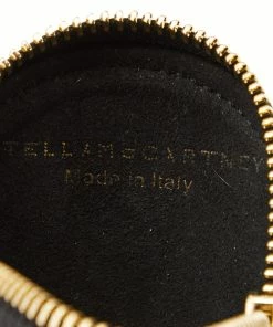 Best deal ⭐ Stella McCartney Black/Yellow Faux Snakeskin And Leather Superhero Coin Purse For 👩 Women 🎁 -Stella McCartney Shop luxury women stella mccartney used handbags p686494 003