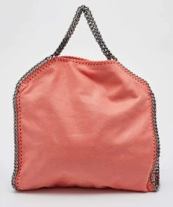 Buy 👍 Stella McCartney Orange Faux Leather Small Falabella Tote For 👩 Women ⌛ -Stella McCartney Shop luxury women stella mccartney used handbags p687113 007